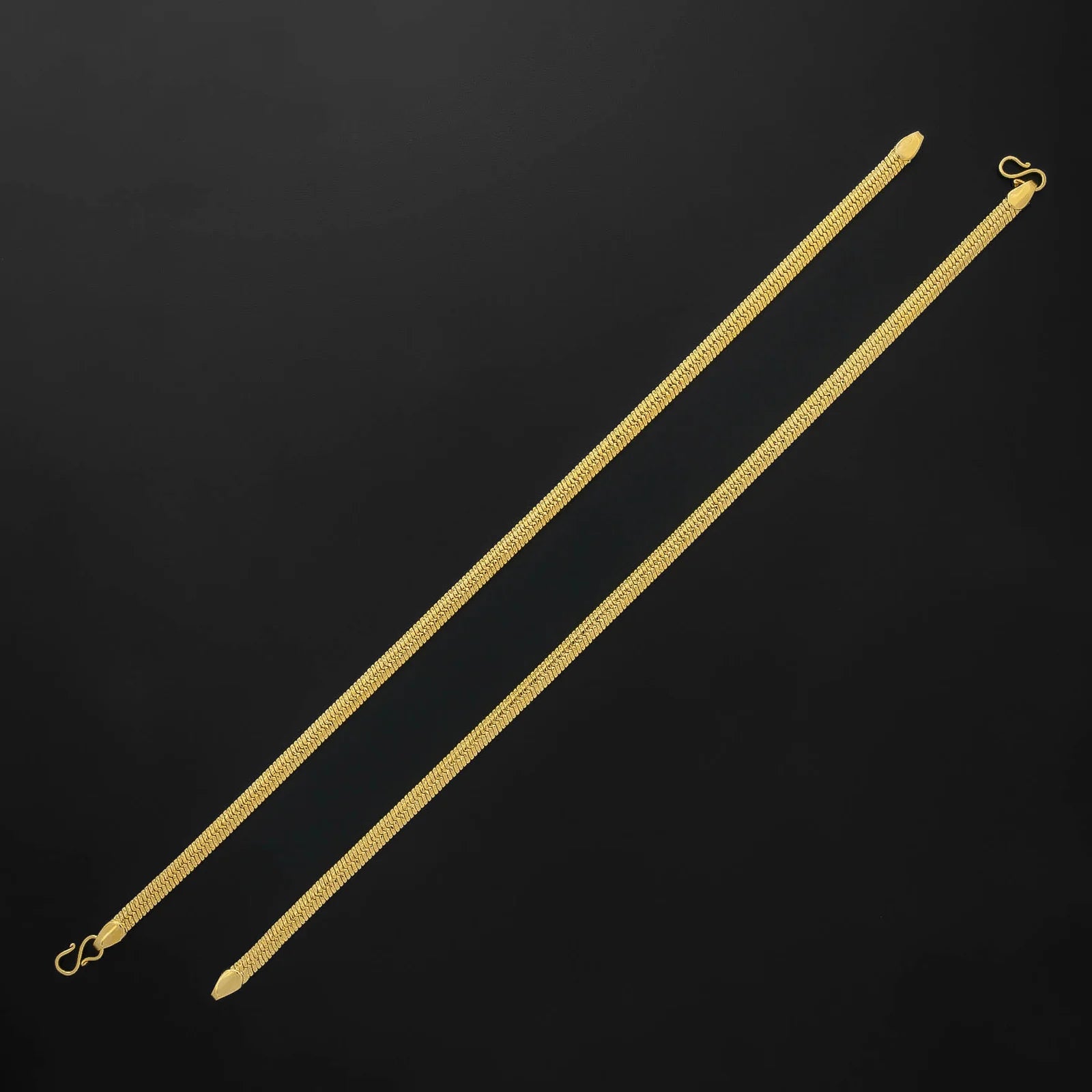 Ozhukkan Premium Gold Plated Anklet