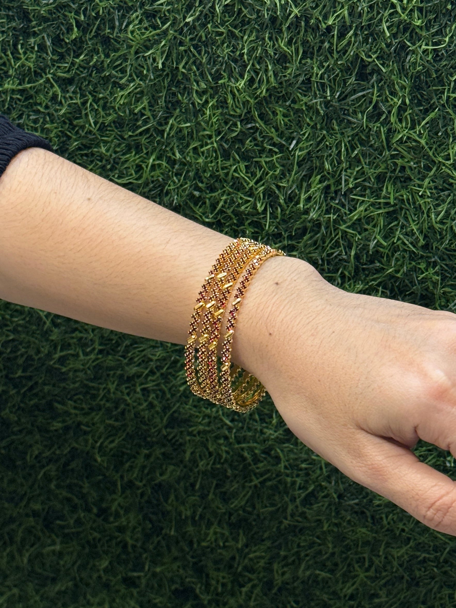 Solana Gold Plated Bangle
