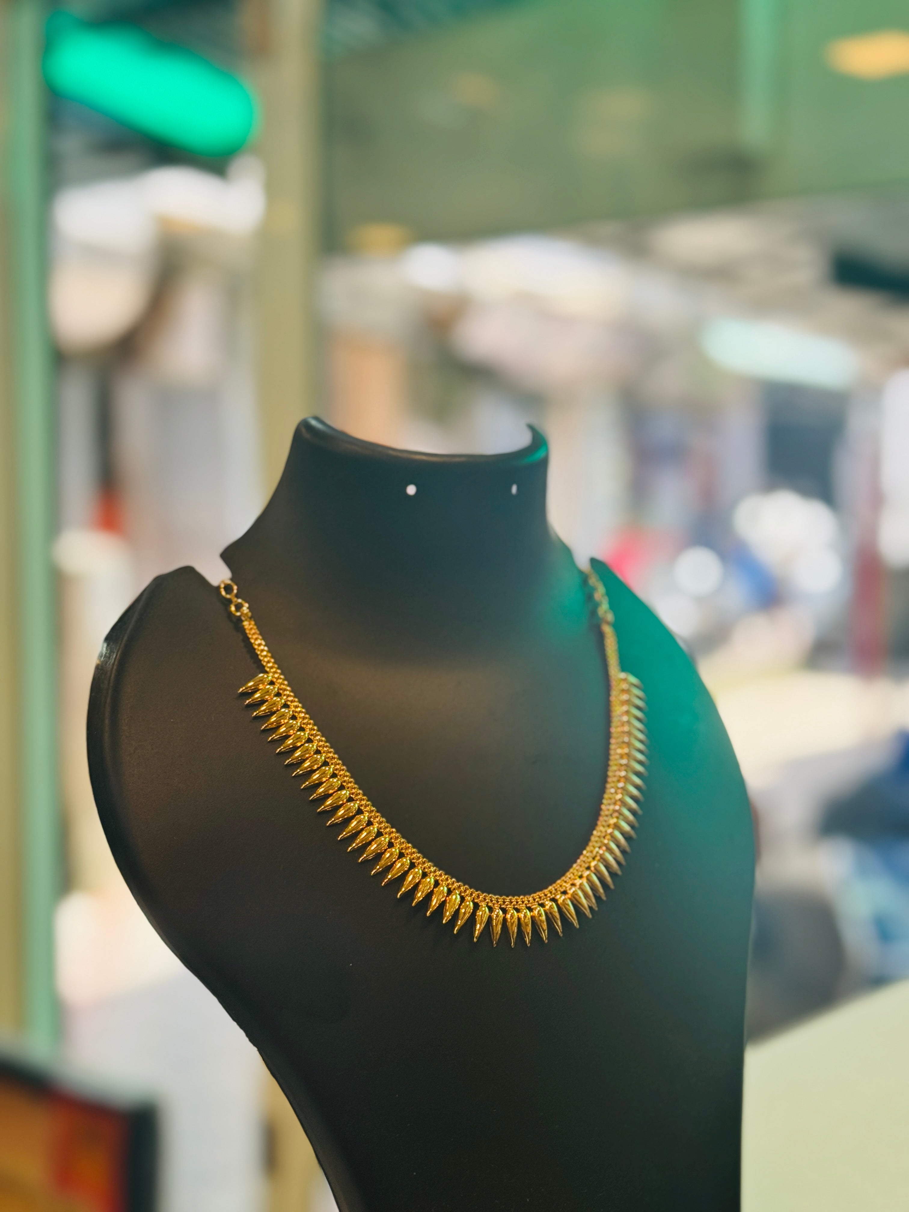 Zarini Premium Gold Plated Short Necklace