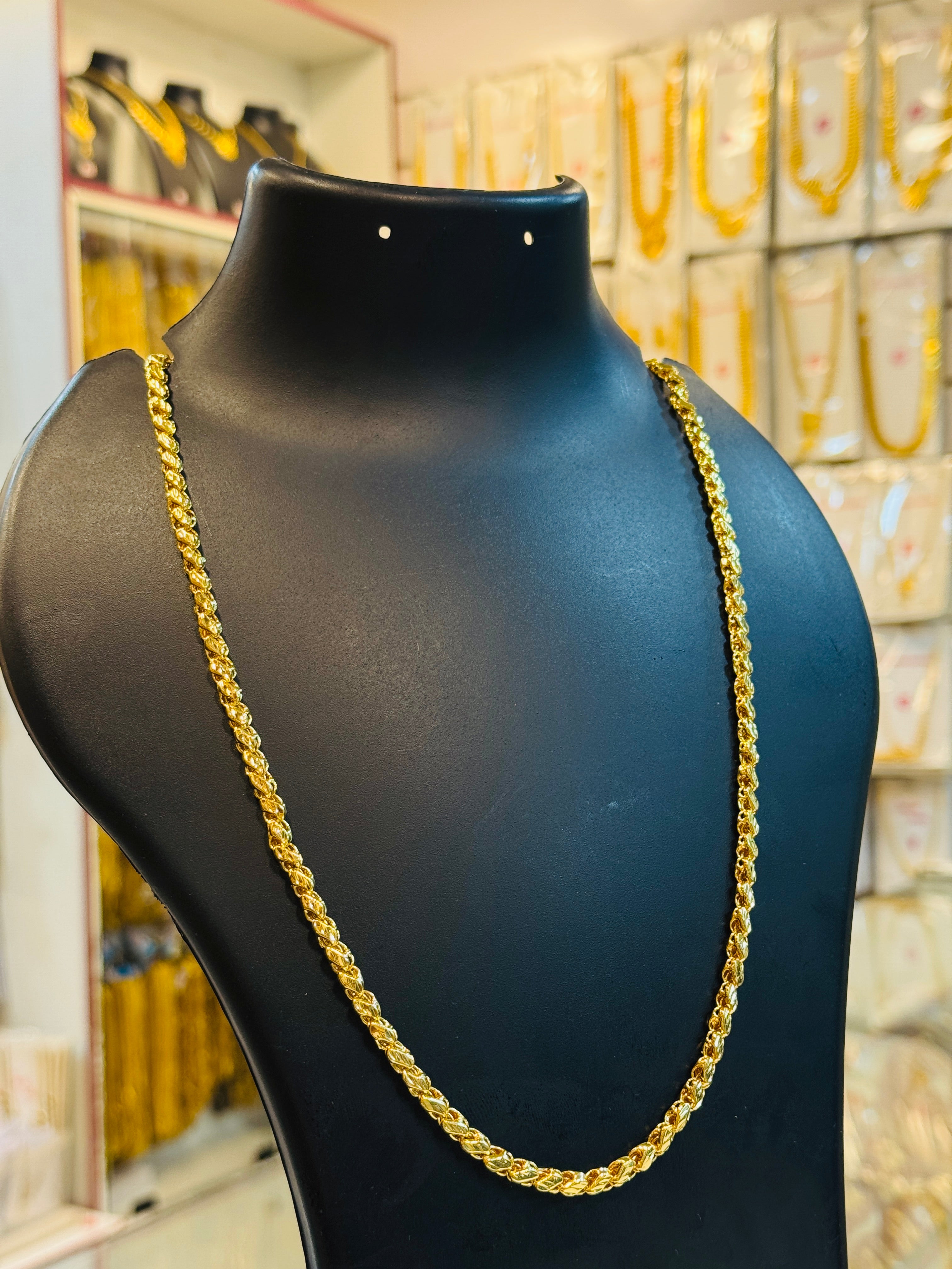 Soleya Premium Gold Plated Thick Chain