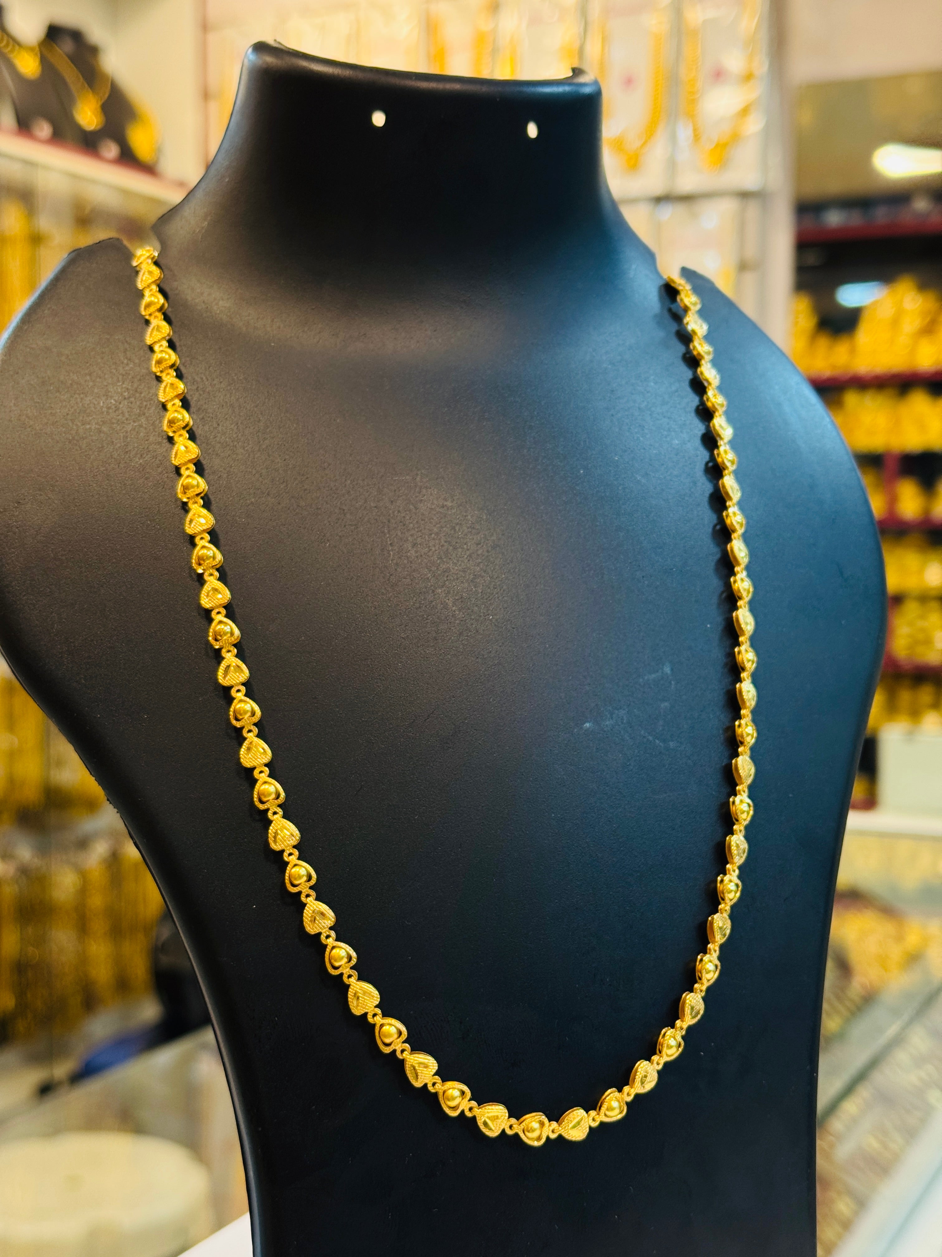 Noye Premium Gold Plated Matte Chain