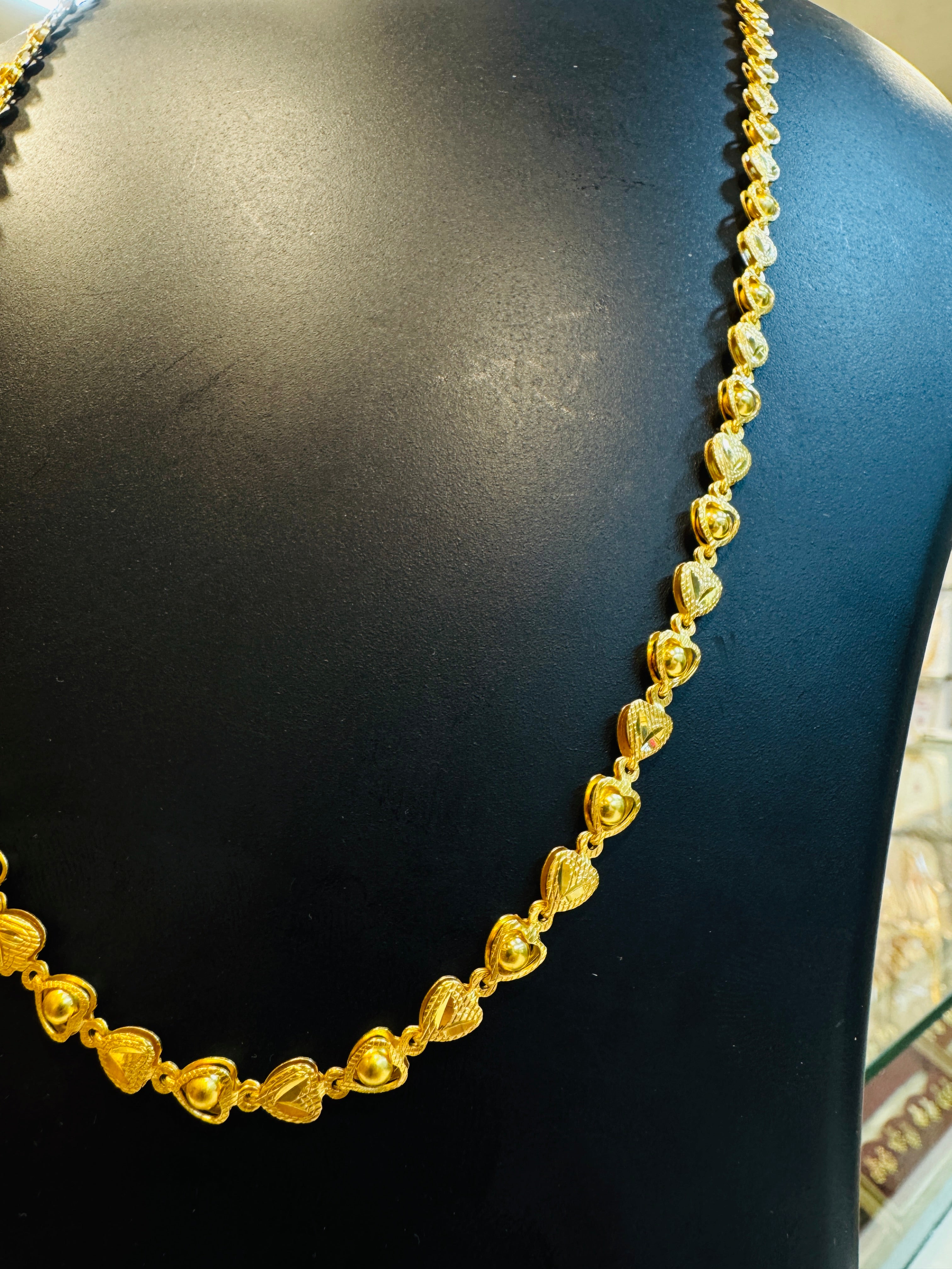 Noye Premium Gold Plated Matte Chain