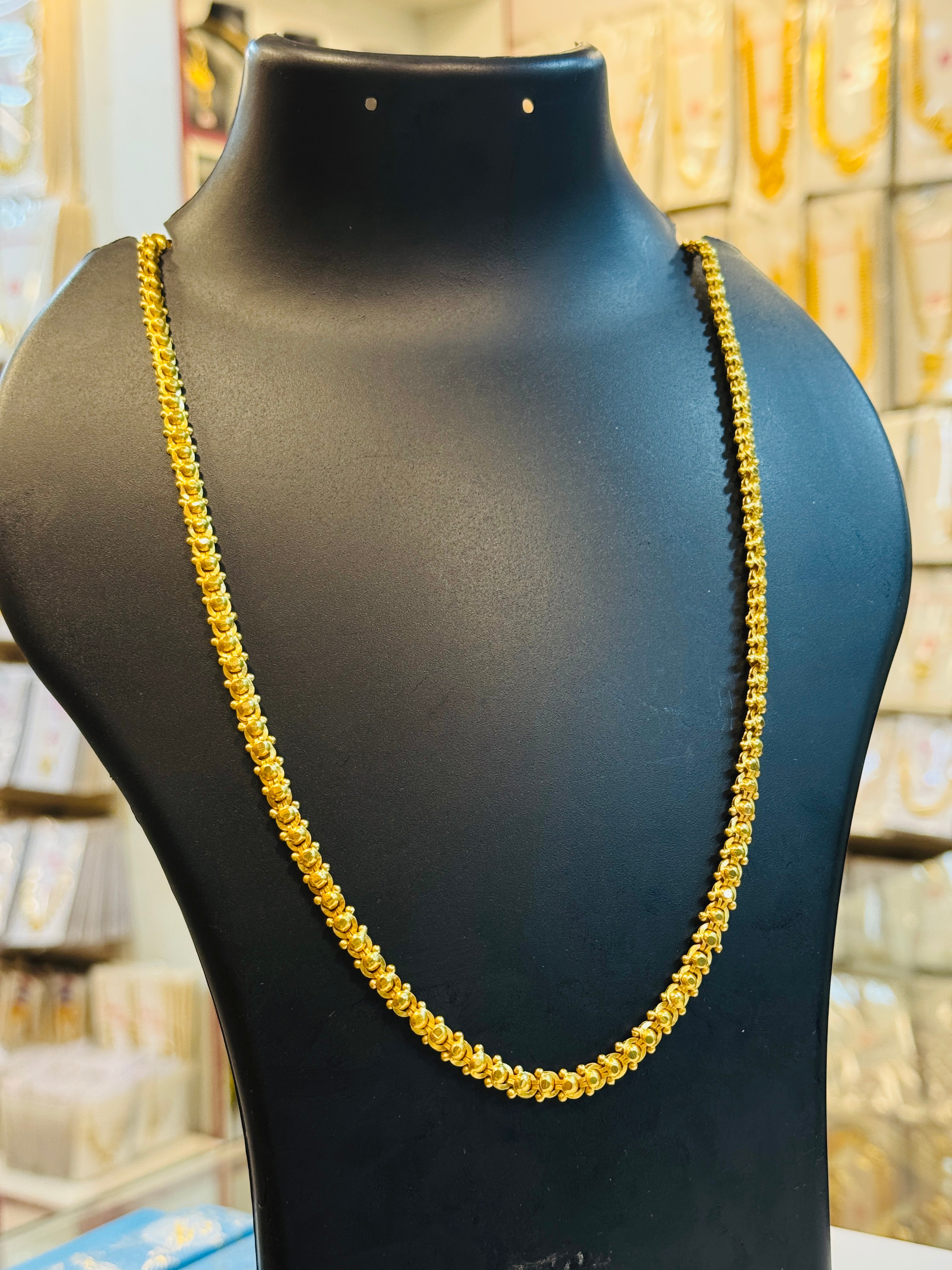 Novea Premium Gold Plated Matte Chain
