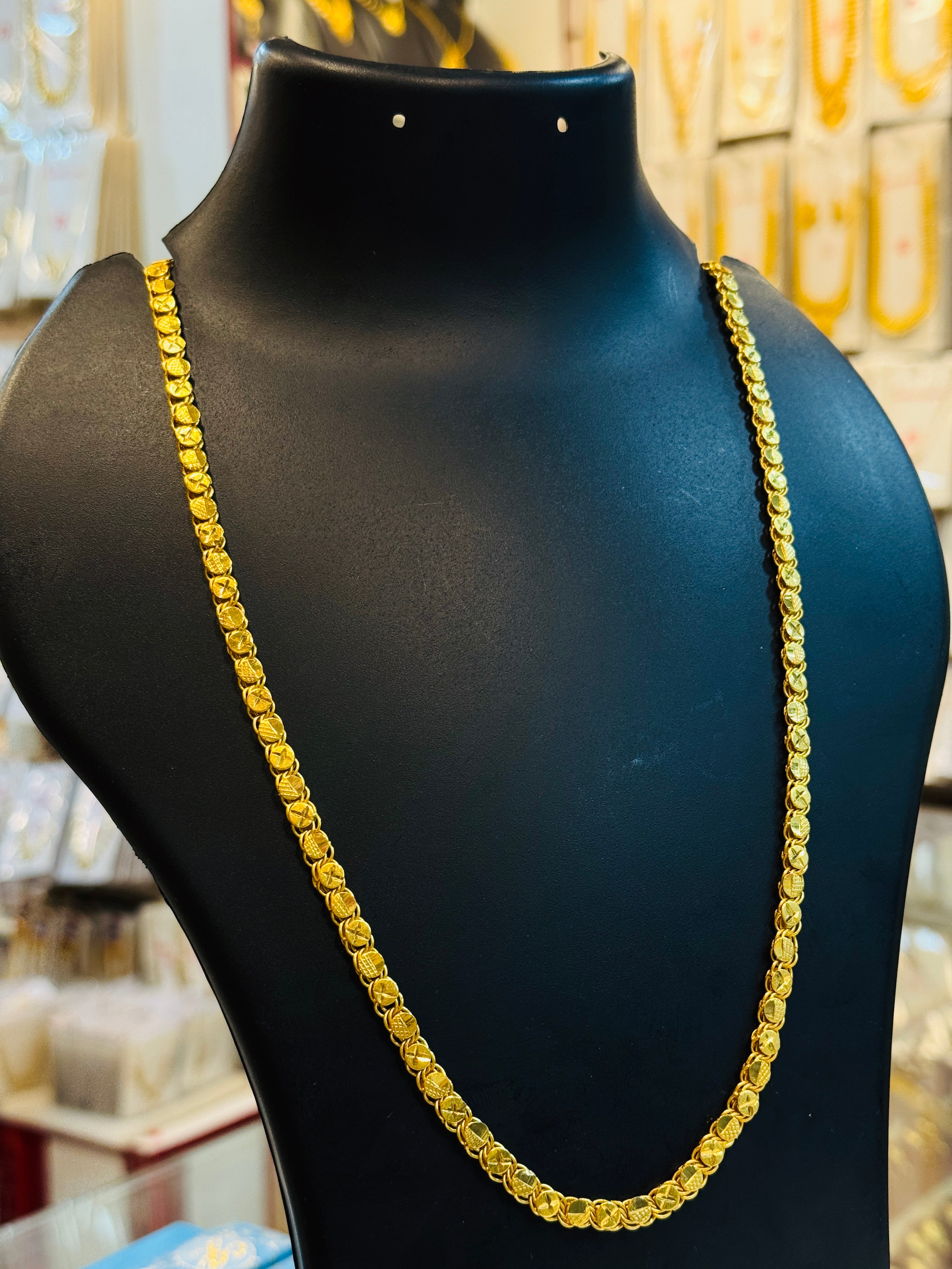Bellarie Premium Gold Plated Matte Chain