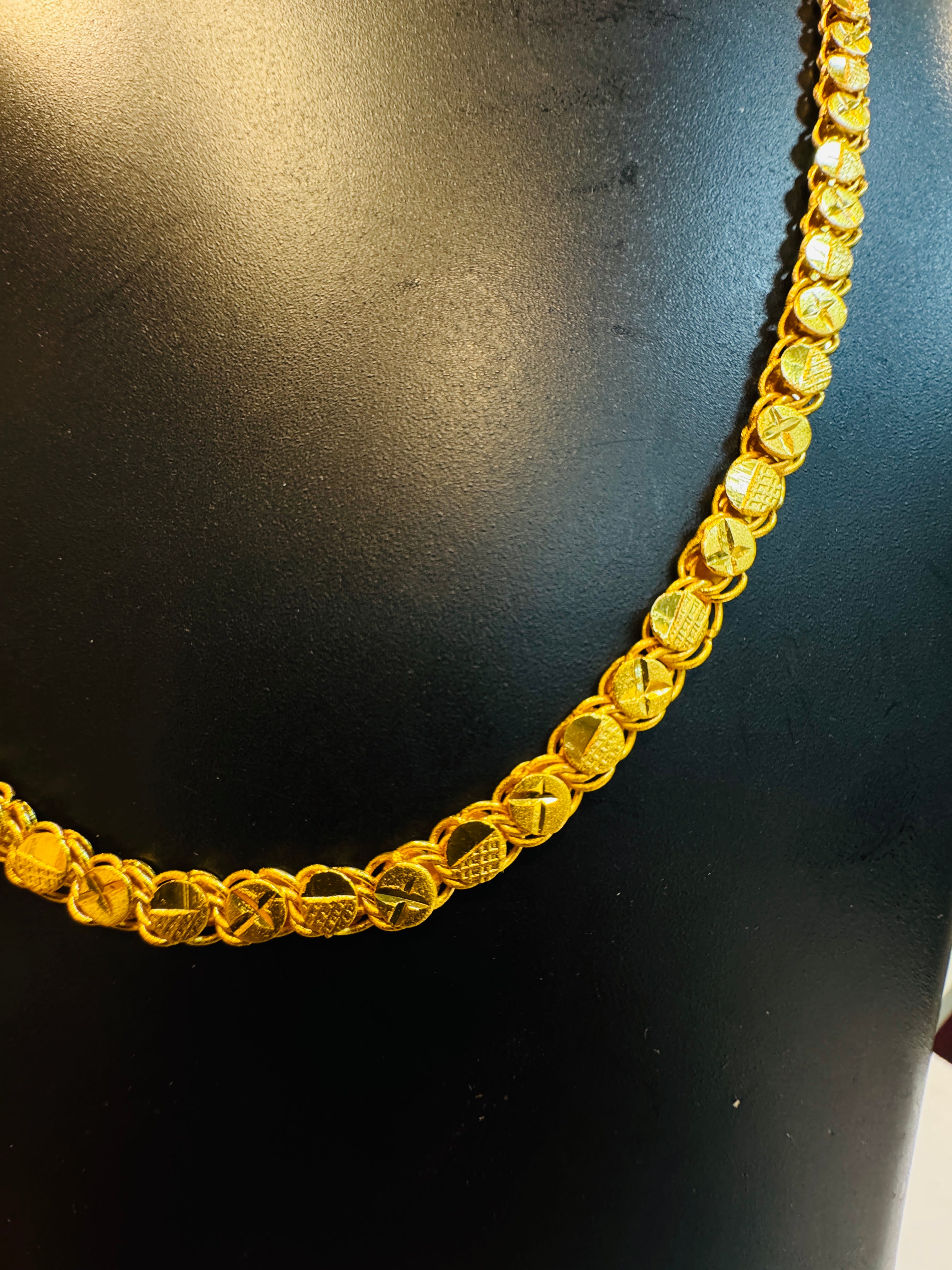 Bellarie Premium Gold Plated Matte Chain
