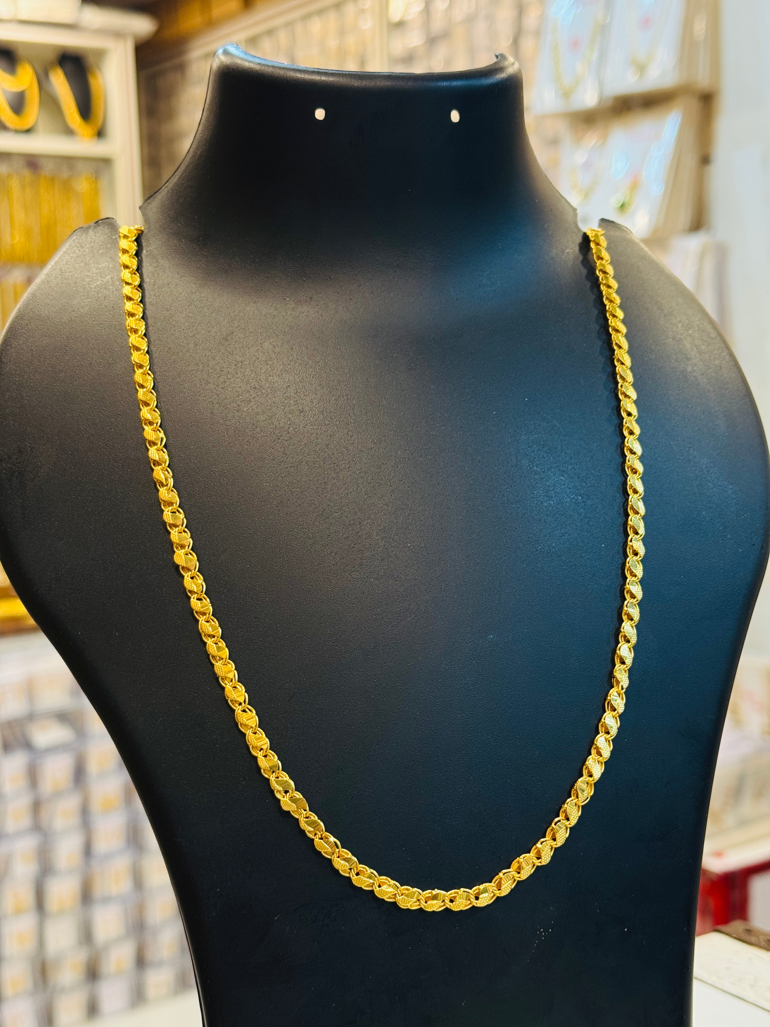 Valourá Premium Gold Plated Matte Chain