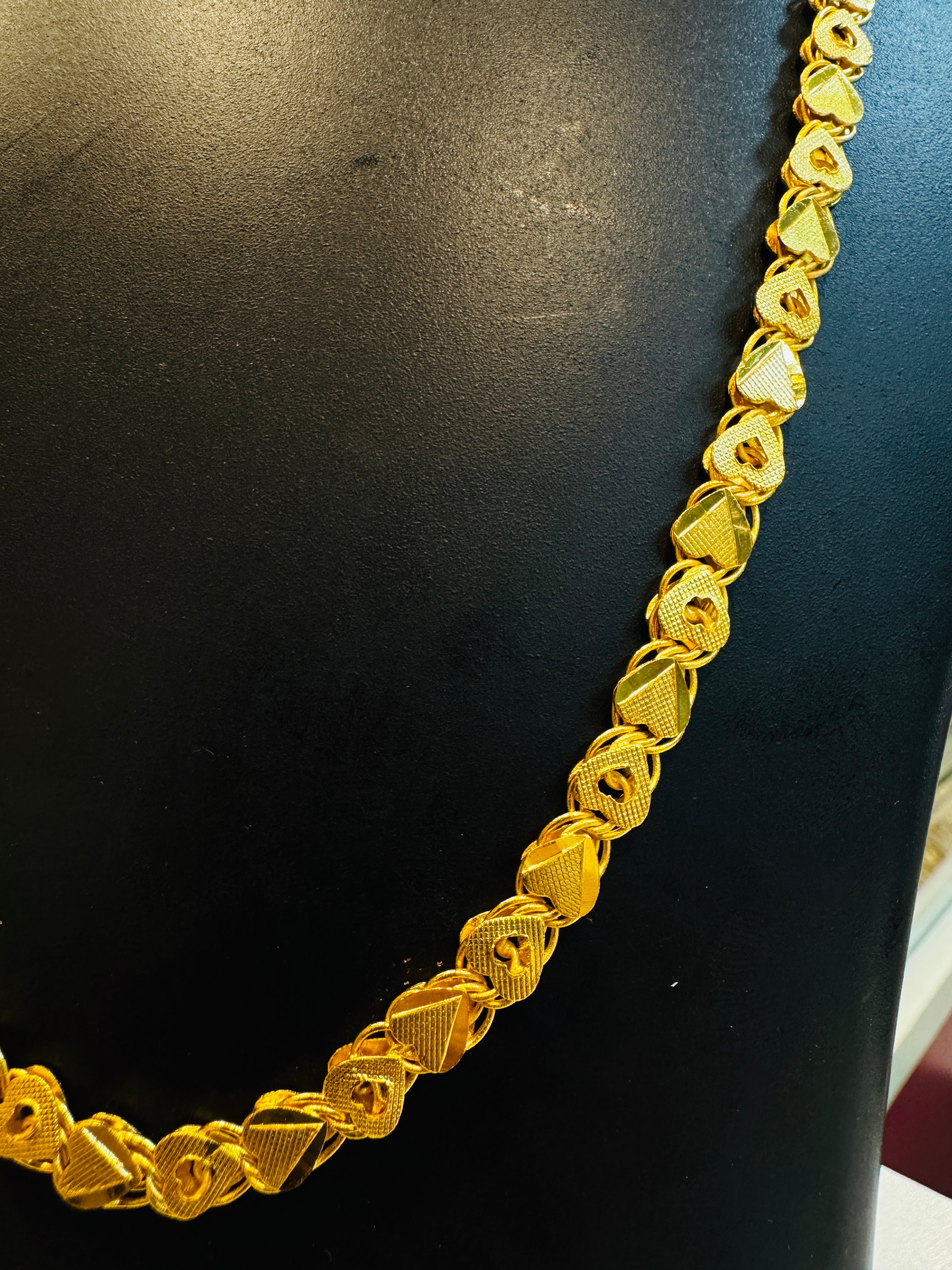 Marcelle Premium Gold Plated Matte Chain