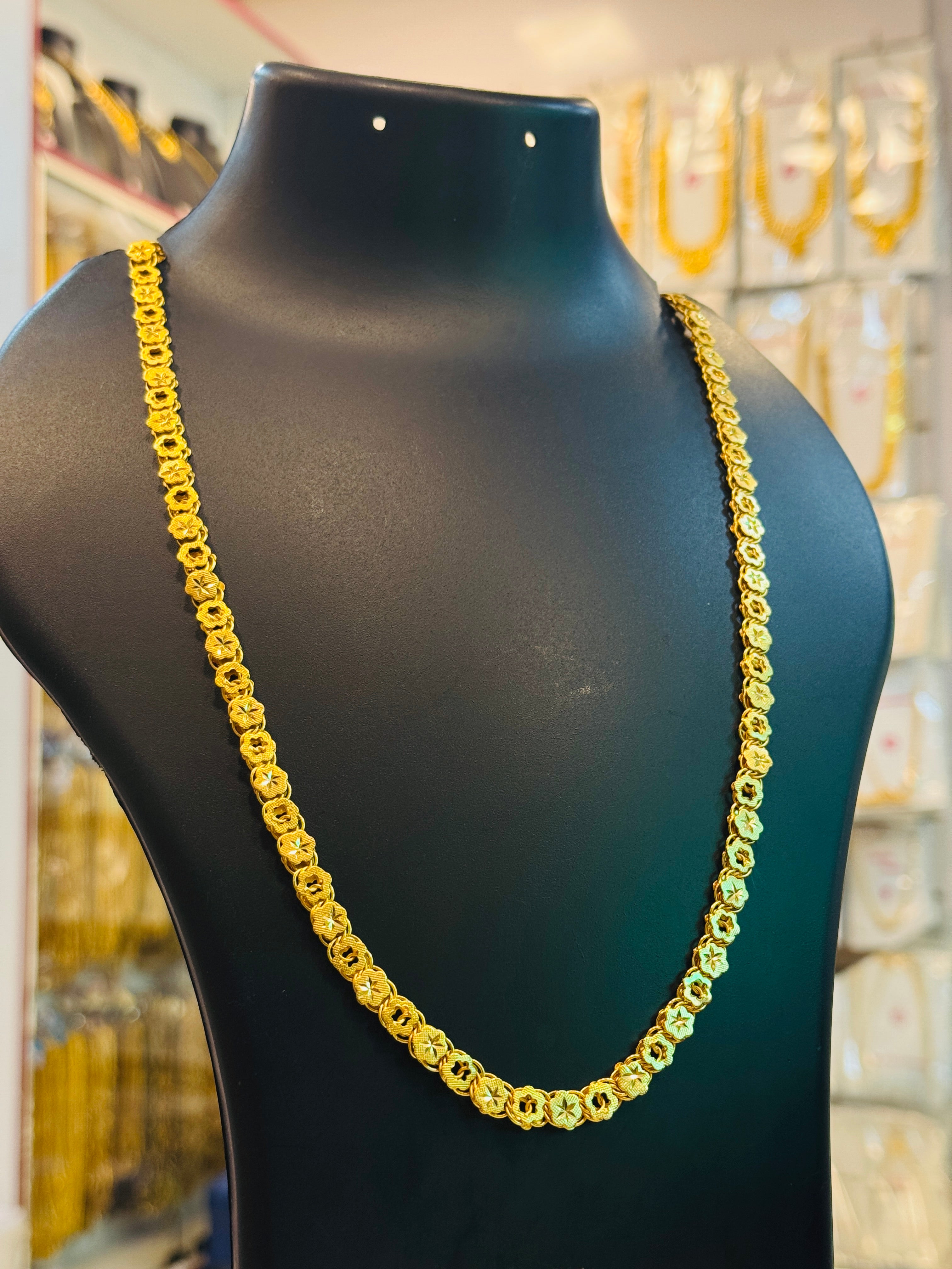 Cadré Premium Gold Plated Matte Chain
