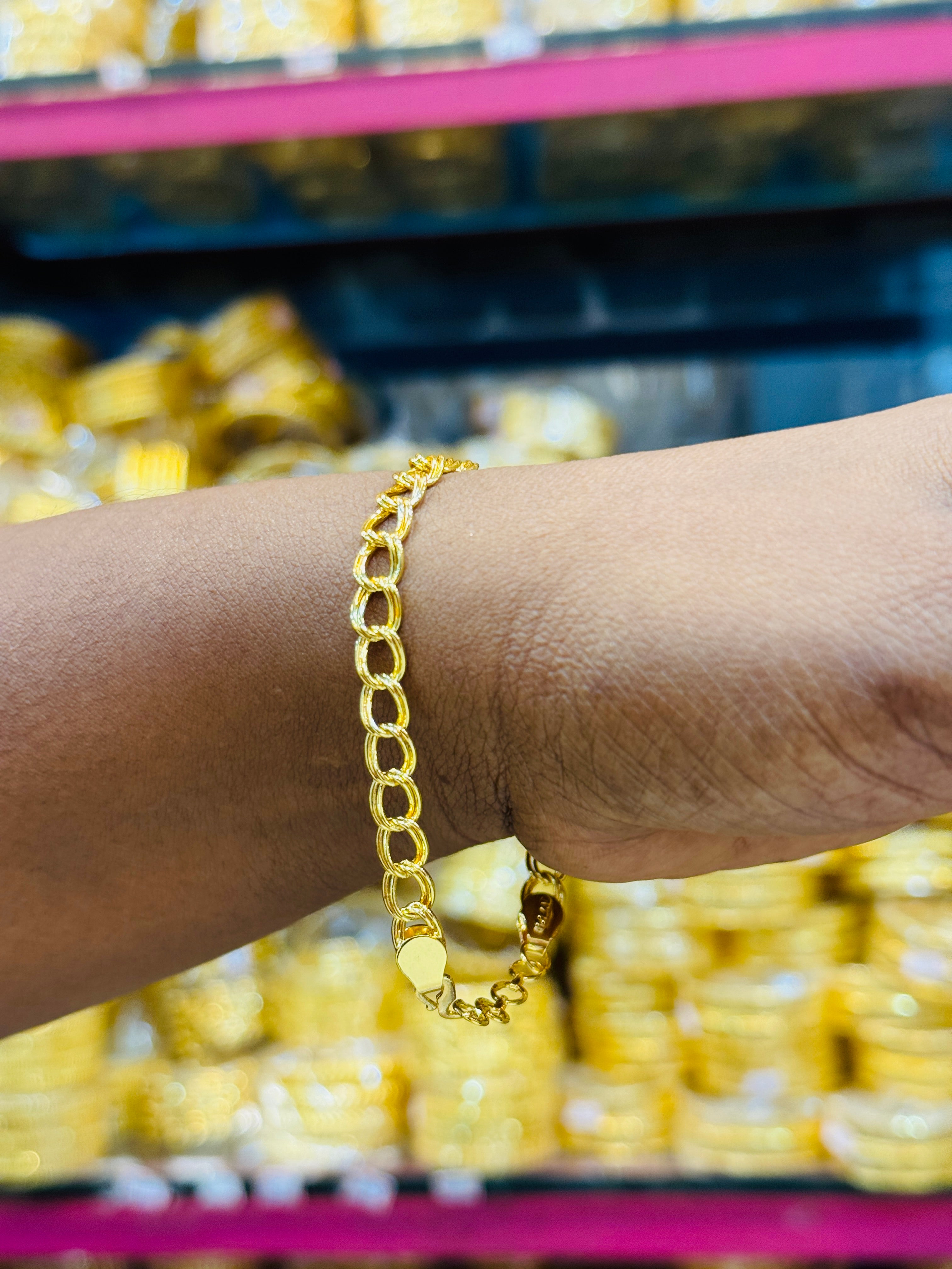 Ganguly Premium Gold Plated Bracelet