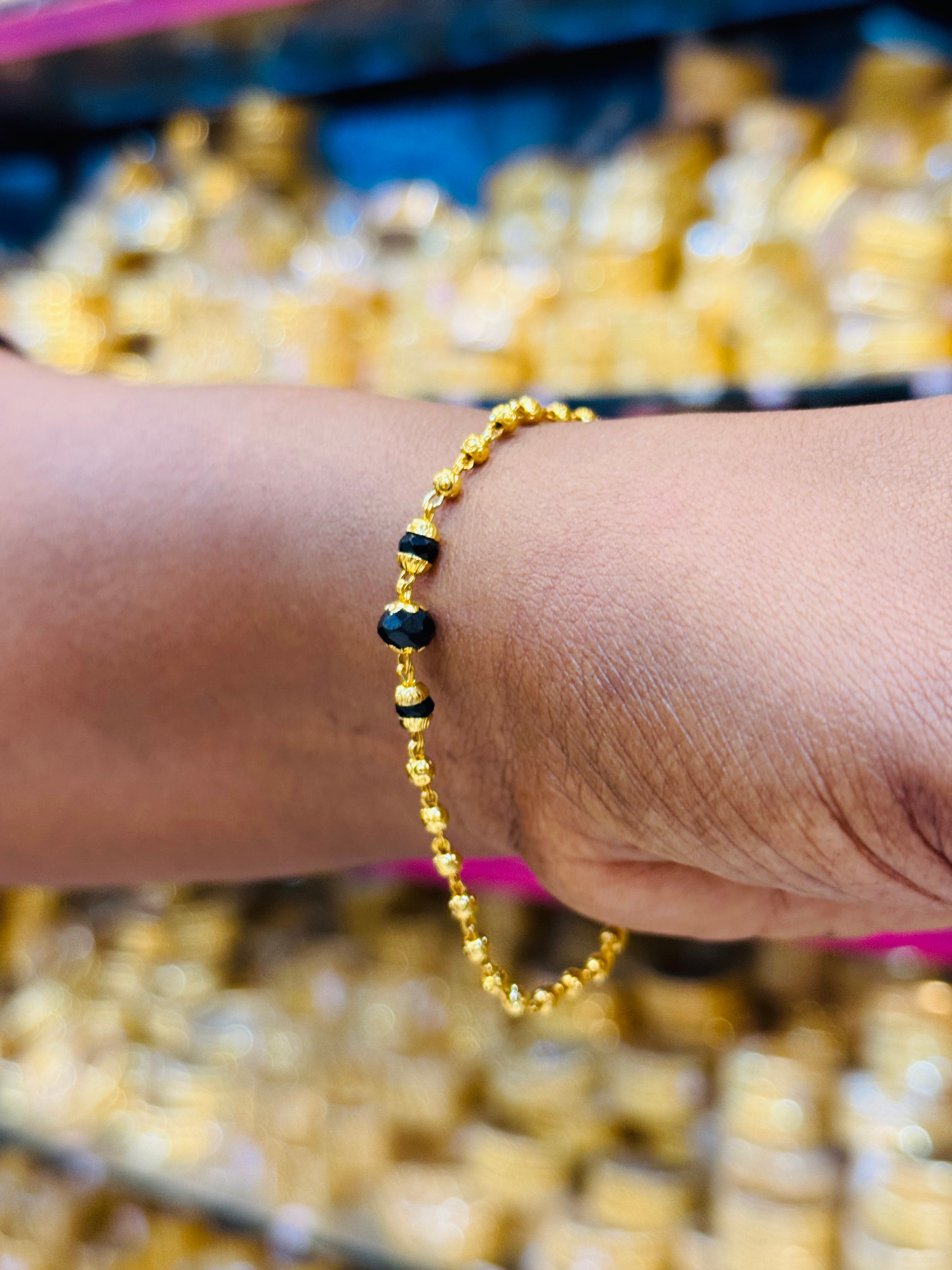Zyvora Triple Premium Gold Plated Bracelet