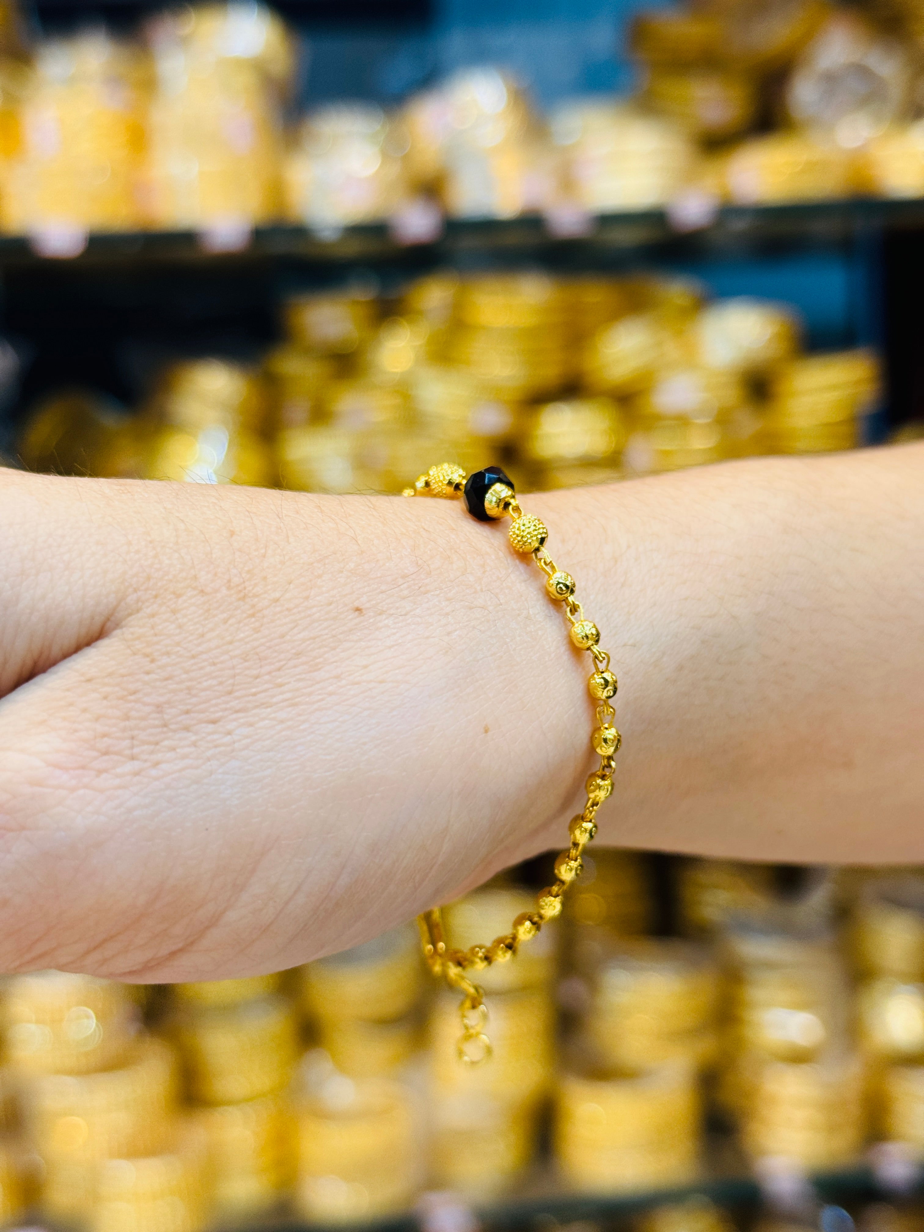 Zyvora Single Premium Gold Plated Bracelet